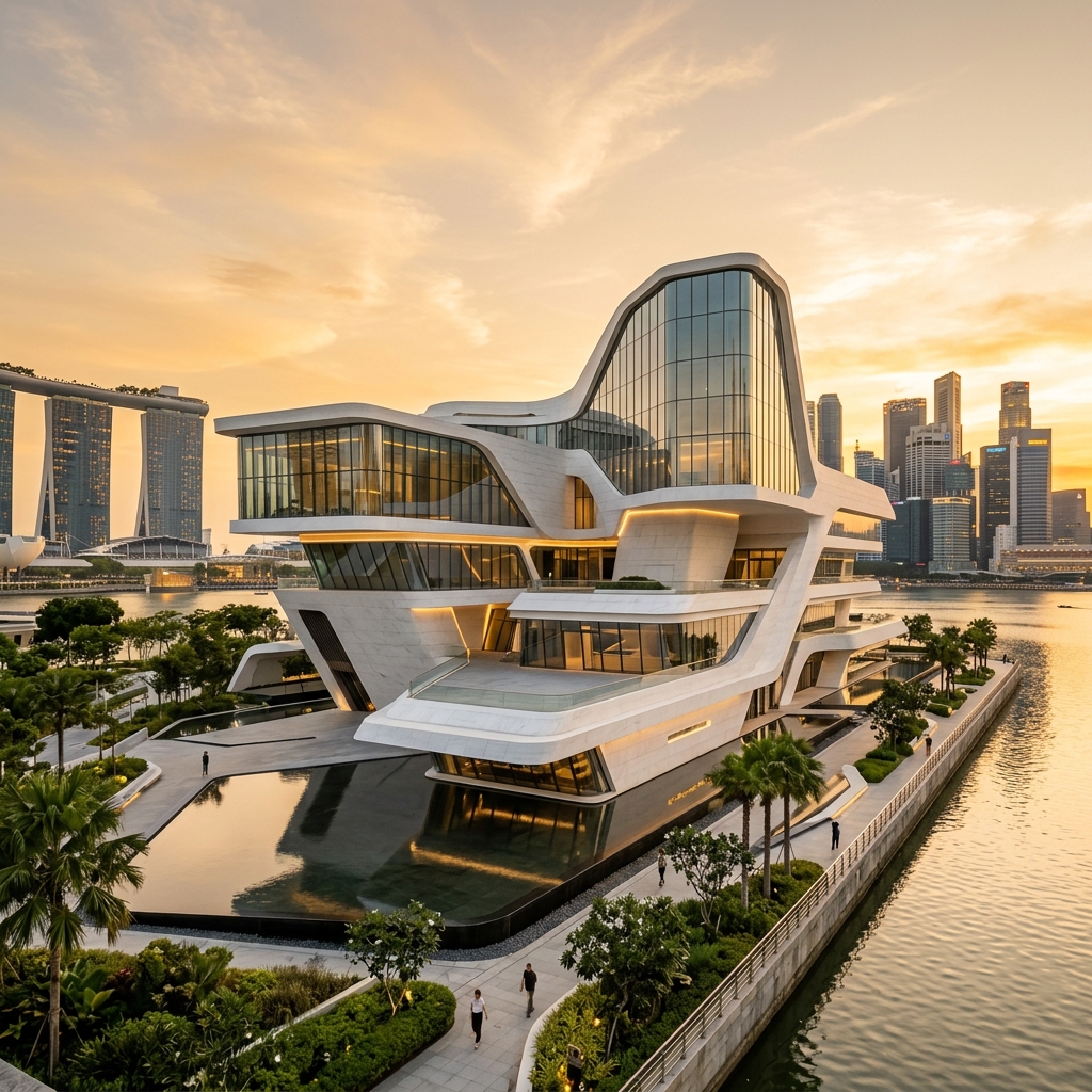 HITECH construction project — architectural excellence in Singapore